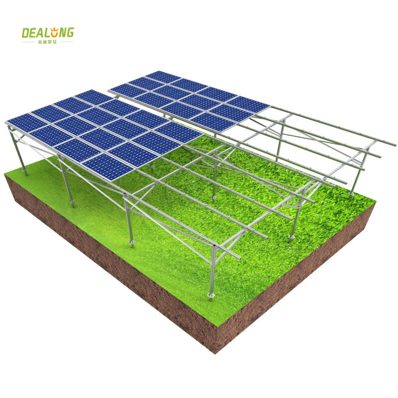 Solar Power Farm Systemy mocowania uziemienia słonecznego dla gruntów rolnych
