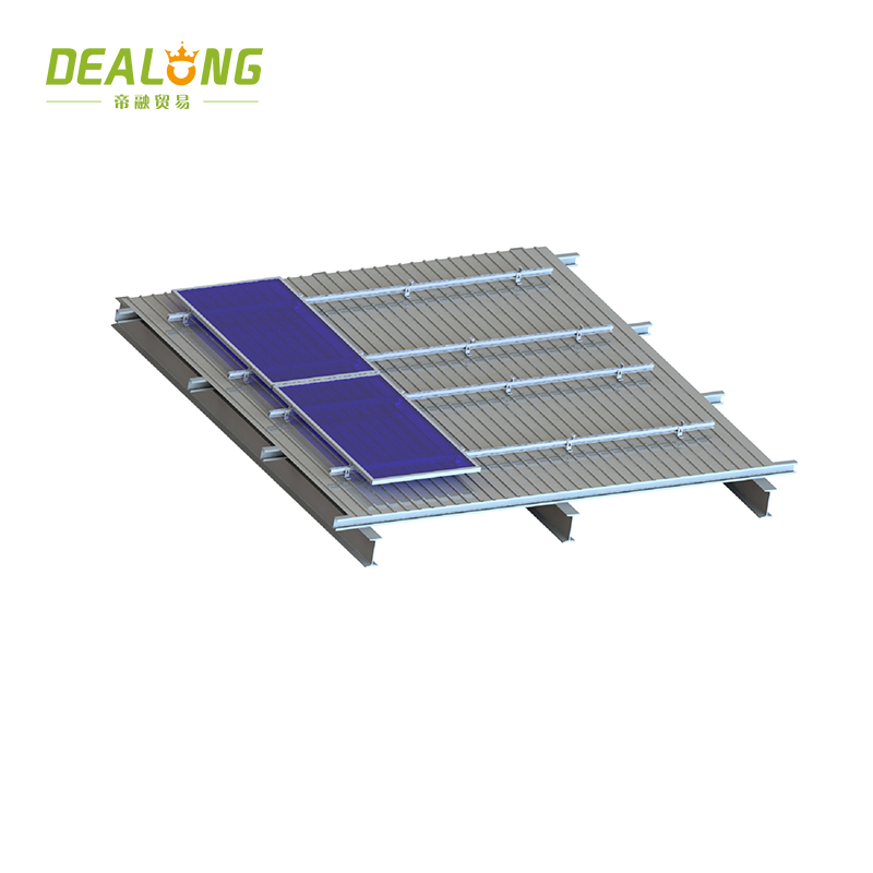 Mocowania paneli słonecznych do trapezowego dachu metalowego