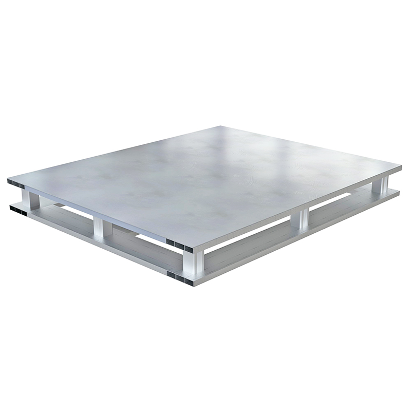 Solid Deck 4-kierunkowa paleta aluminiowa o dużej wytrzymałości
