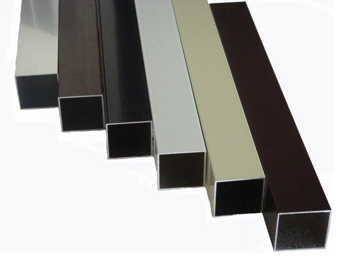 Powszechnie aluminiowe profile rur kwadratowych
