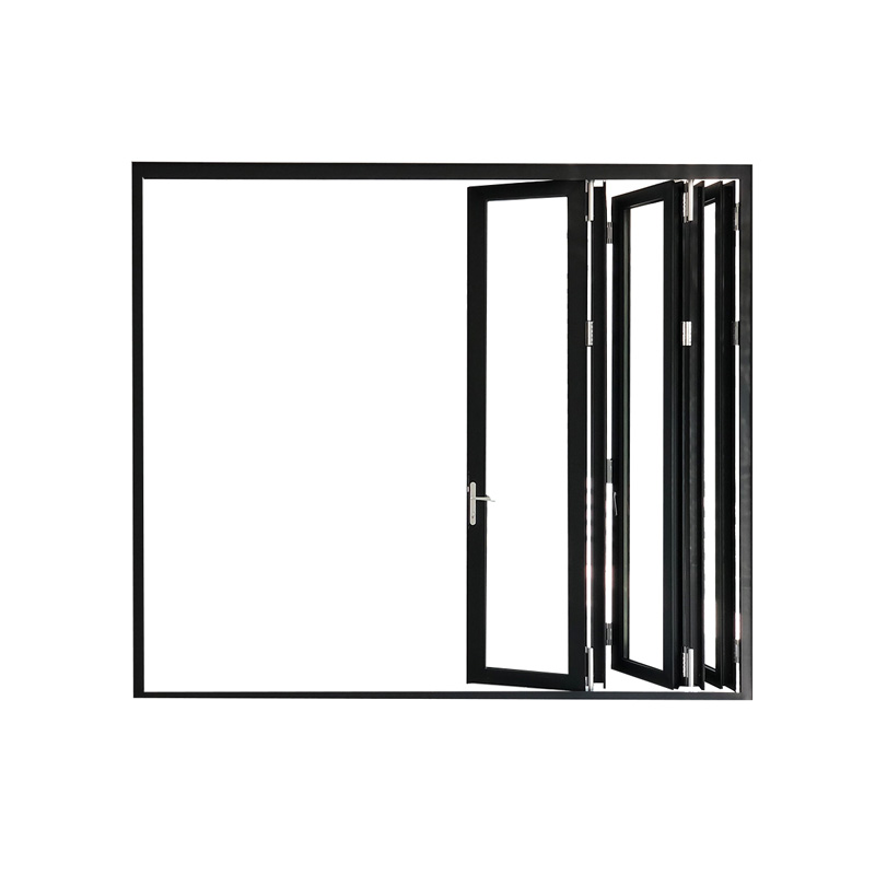 Aluminiowa rama Bi-składane drzwi tarasowe Duże otwierane drzwi
