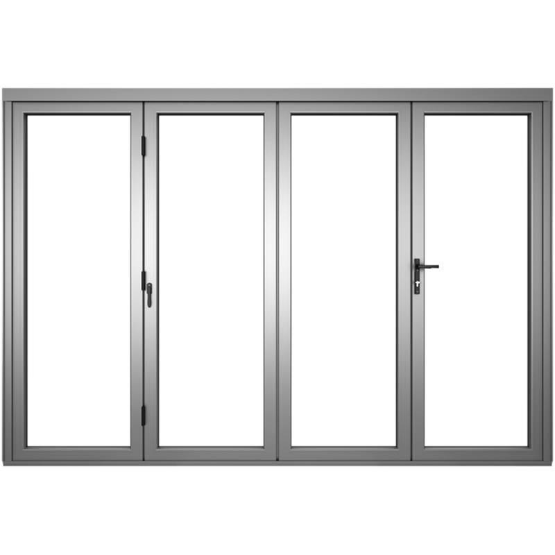Z70 Nowoczesne komercyjne szklane drzwi składane ze stopu aluminium