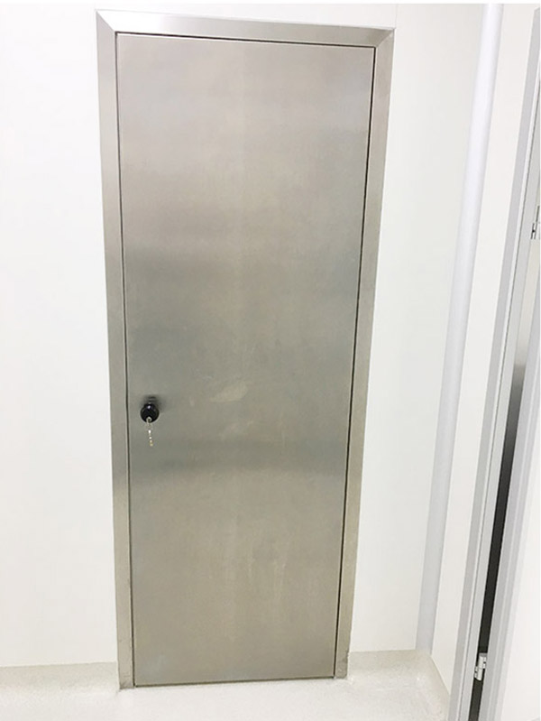Drzwi ze stali nierdzewnej do pomieszczeń czystych