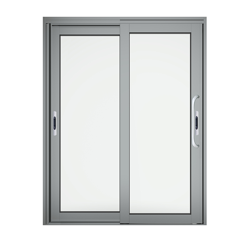 Zintegrowane podwójnie przeszklone drzwi przesuwne ze stopu aluminium
