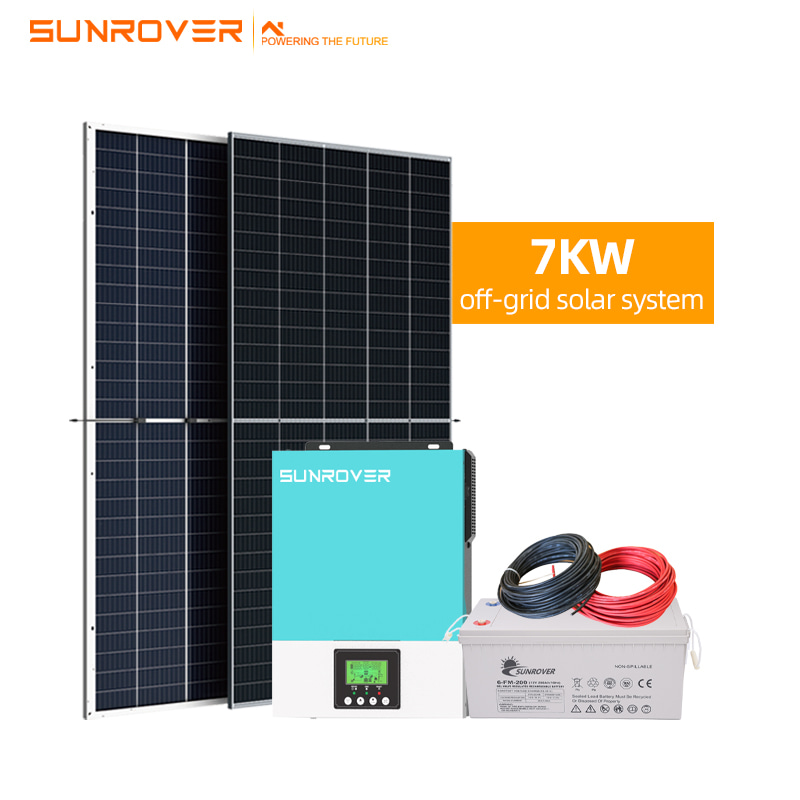 Kompletny kompletny system paneli słonecznych 7KW Off Grid Kompletny
