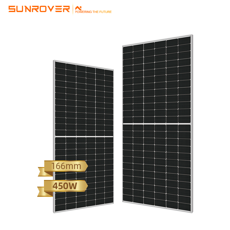 Magazynowy panel słoneczny półogniwowy 450 w 440 w 445 w 450 w 455 w Perc dla układu słonecznego

