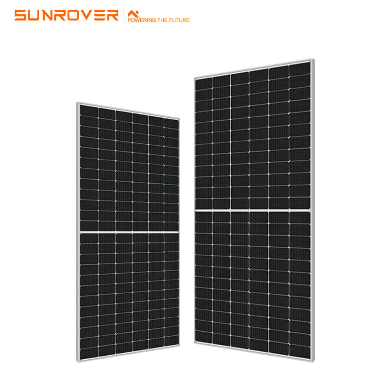 Wysokowydajny mono bifacial 590W 595W 600W 605W 610W zestaw paneli słonecznych
