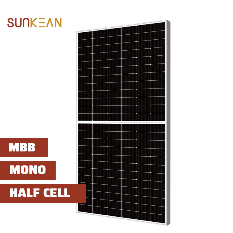 Panel słoneczny Half Cut 550 W MBB Perc 144 ogniwa 182 mm Rozmiar ogniw PV Moduły monokrystaliczne
