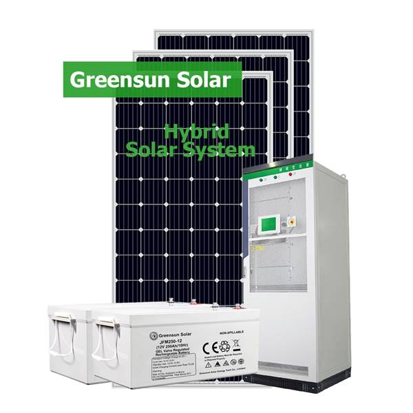 Hybrydowy system zasilania energią słoneczną 30KW 50KW 100KW Magazynowanie energii Stacja systemów słonecznych
