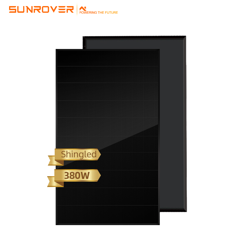 Teir 1 Zasilanie Moduł fotowoltaiczny Full Black 375w 380w 410W 415w Gontowe panele słoneczne
