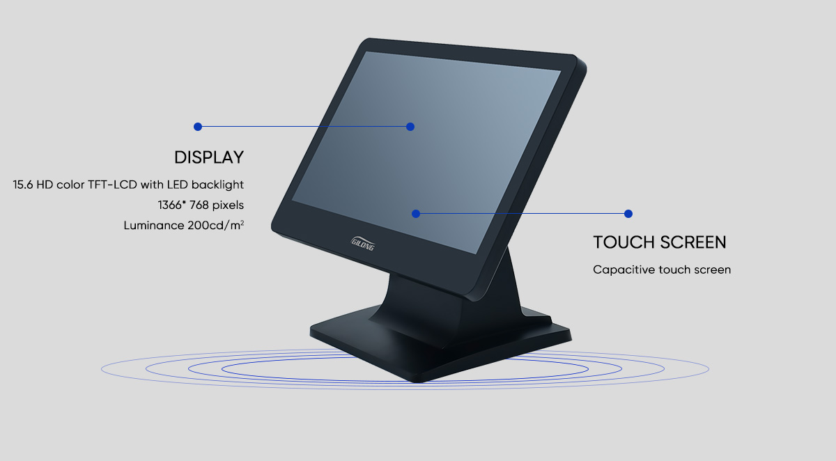 monitor z ekranem dotykowym do sprzedaży detalicznej