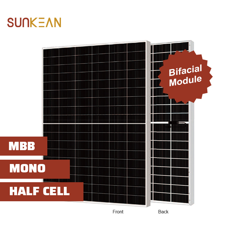 Rozmiar ogniwa 210 mm Moduł dwustronny 545 W 108 ogniw Mono panel słoneczny

