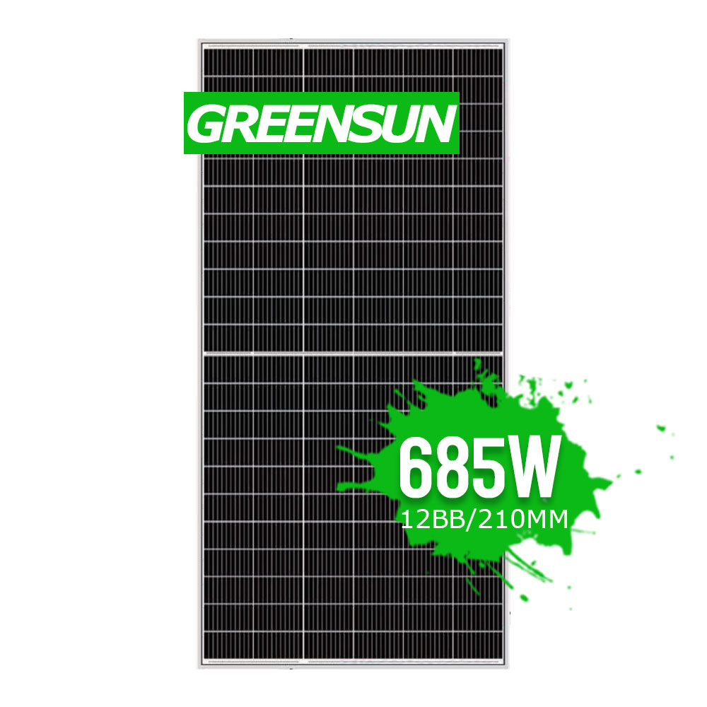 Duże panele słoneczne Mono 650W 660W 680W 685W Połowa cięcia 132 ogniwa Monokrystaliczny PV