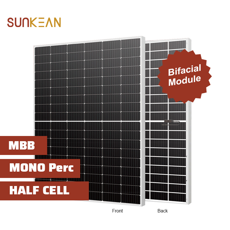 390 ~ 410 W Bifacial Mono High Efficiency pół cięte 182 mm panele słoneczne o wielkości ogniwa