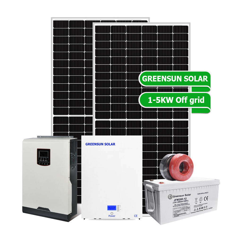 Off Grid 1KW 2KW 3KW 4KW 5KW Domowe systemy energii słonecznej
