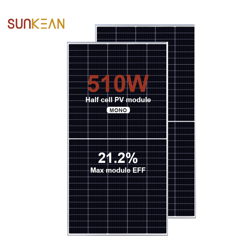 510 W 150 ogniw 210 mm rozmiar ogniwa półogniwo mono Panel słoneczny

