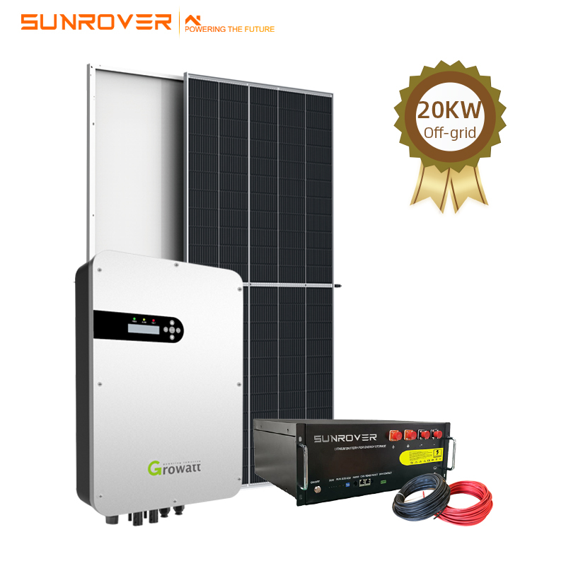 Wysokiej jakości systemy solarne o mocy 20 kW poza siecią energetyczną
