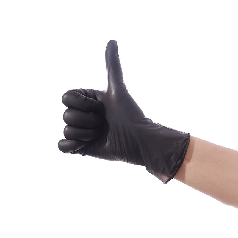 
      Czarne rękawiczki nitrylowe bez pudru
     </font></font>