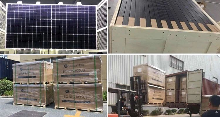 Pakiet paneli słonecznych o pojemności 120 ogniw na pół