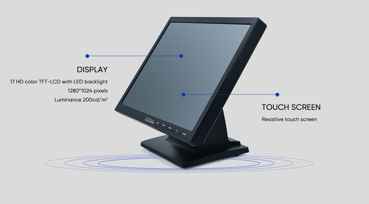 tani czarny monitor OEM/ODM dla POS