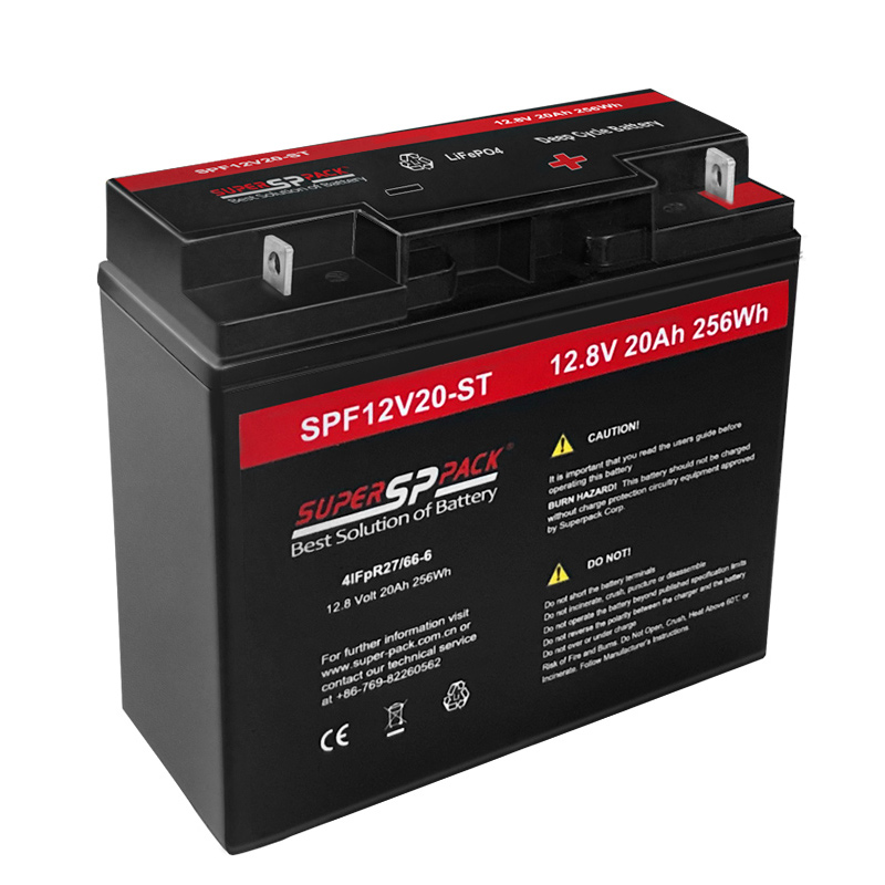 SPF12.8V 20Ah fosforan litowo-żelazowy (LiFePO4) Akumulator litowy wielokrotnego ładowania