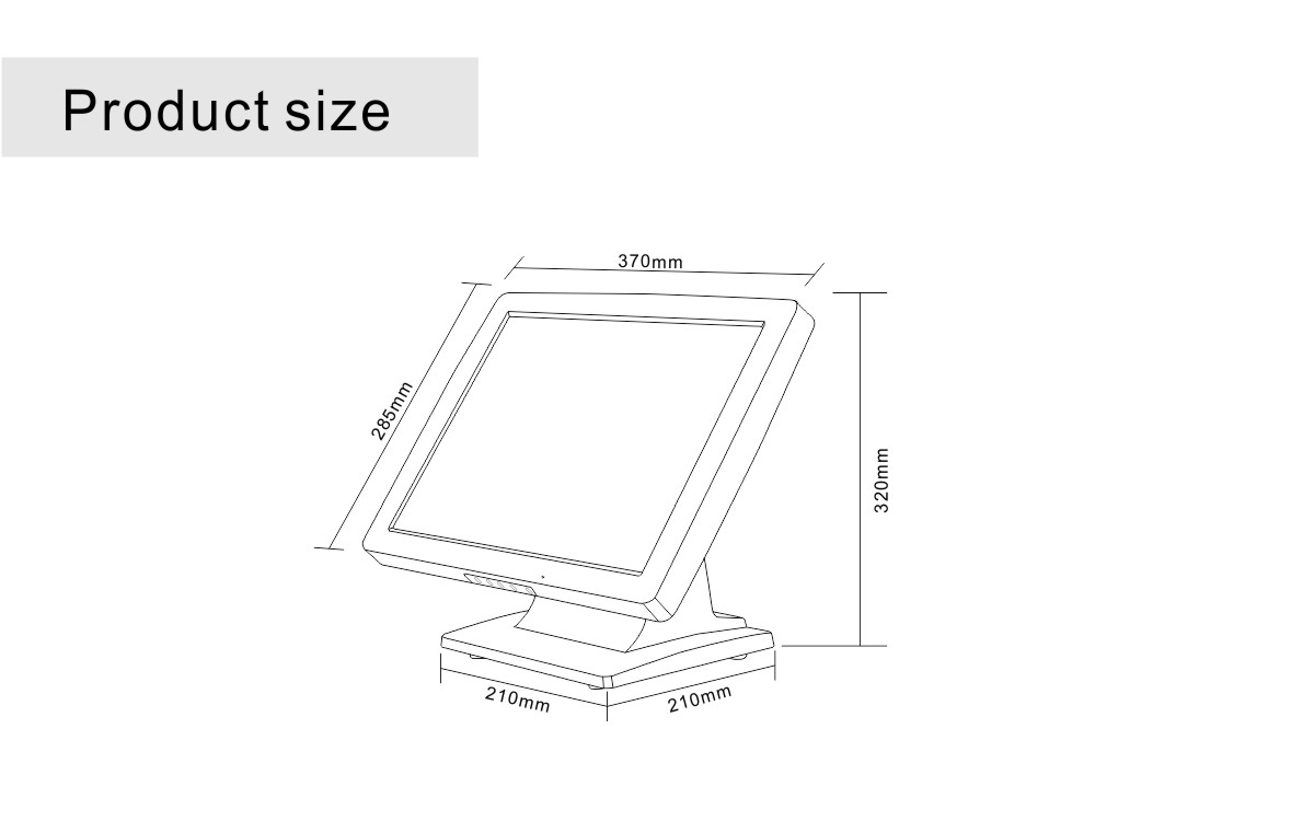 dotykowy LCD do POS