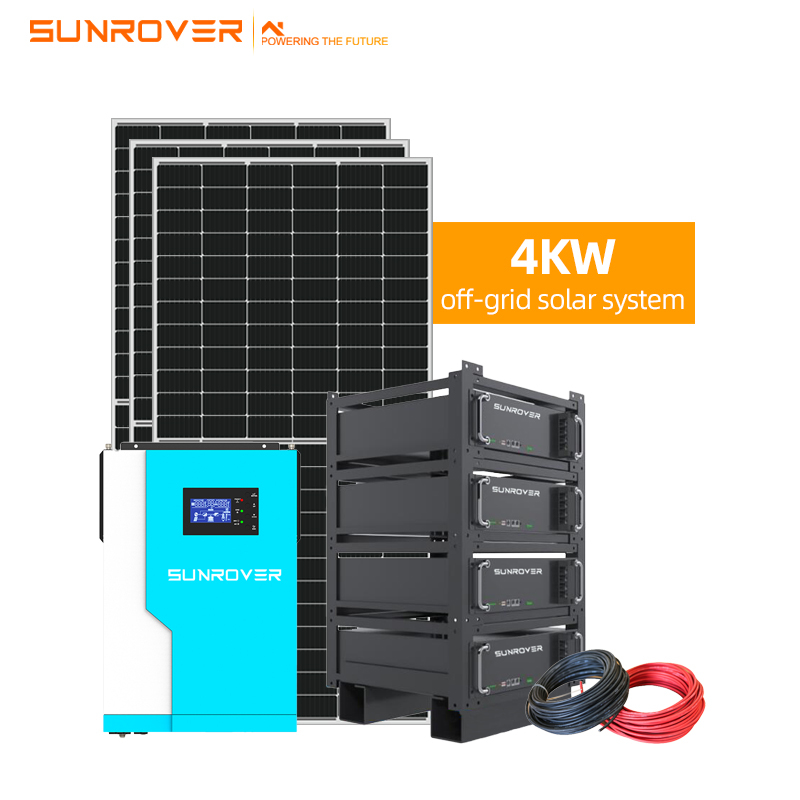 Indywidualny system energii słonecznej off-grid o mocy 4 kW w jednym urządzeniu
