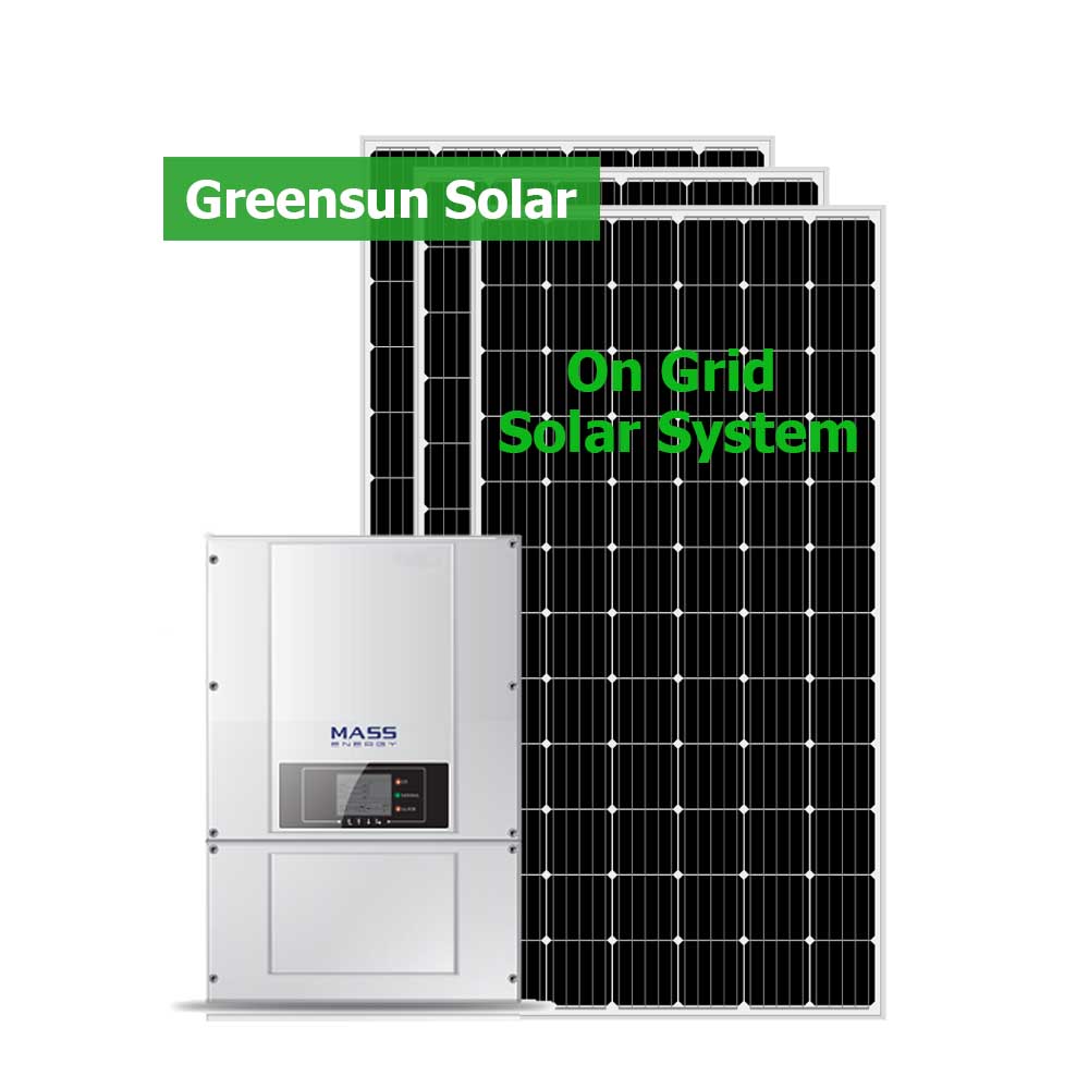 On Grid 12KW 15KW 20KW Domowe systemy energii słonecznej Wiązany z siecią system energii słonecznej 10KW
