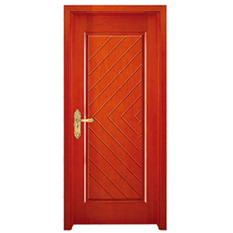 Dobrej jakości drewniane drzwi wewnętrzne Natura drewno tekowe Główne drzwi Sypialnia Dźwiękoszczelne drzwi z drewna MDF
