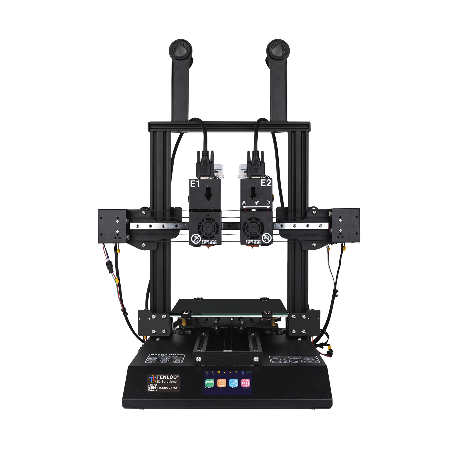 Drukarka 3D Tenlog Hands 2 Pro IDEX z podwójnym wózkiem X Objętość budynku 235 mm * 235 mm * 250 mm

