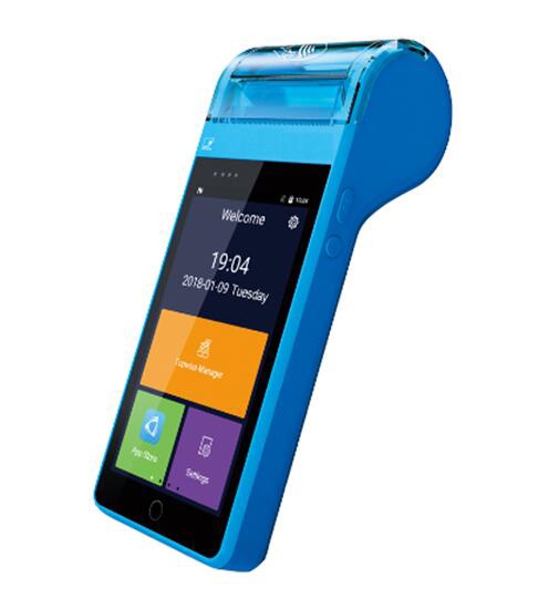 4G Microfinance Android NFC Skanowanie kodów kreskowych MPOS z PSAM
