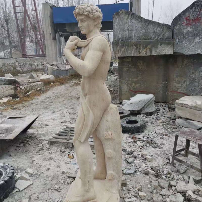 Posąg Dawida z marmuru Michała Anioła
