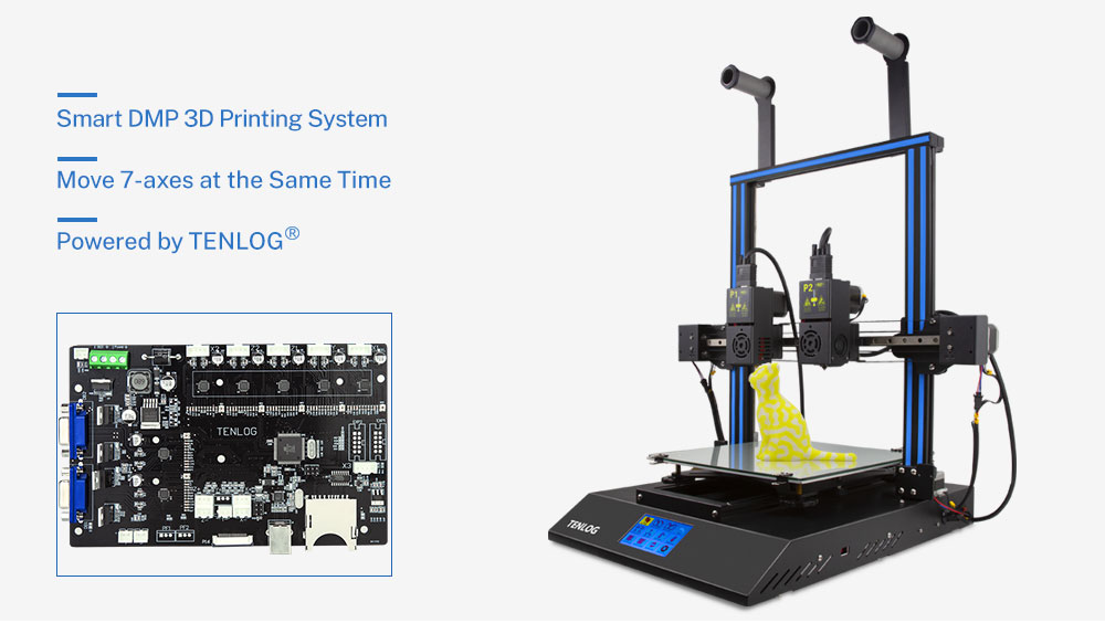Płyta główna drukarki 3D Tenlog z wieloma dyszami