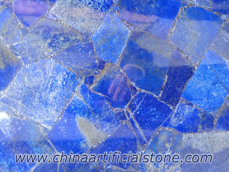 Lapis Lazuli płytki z wzorem krzyżowym