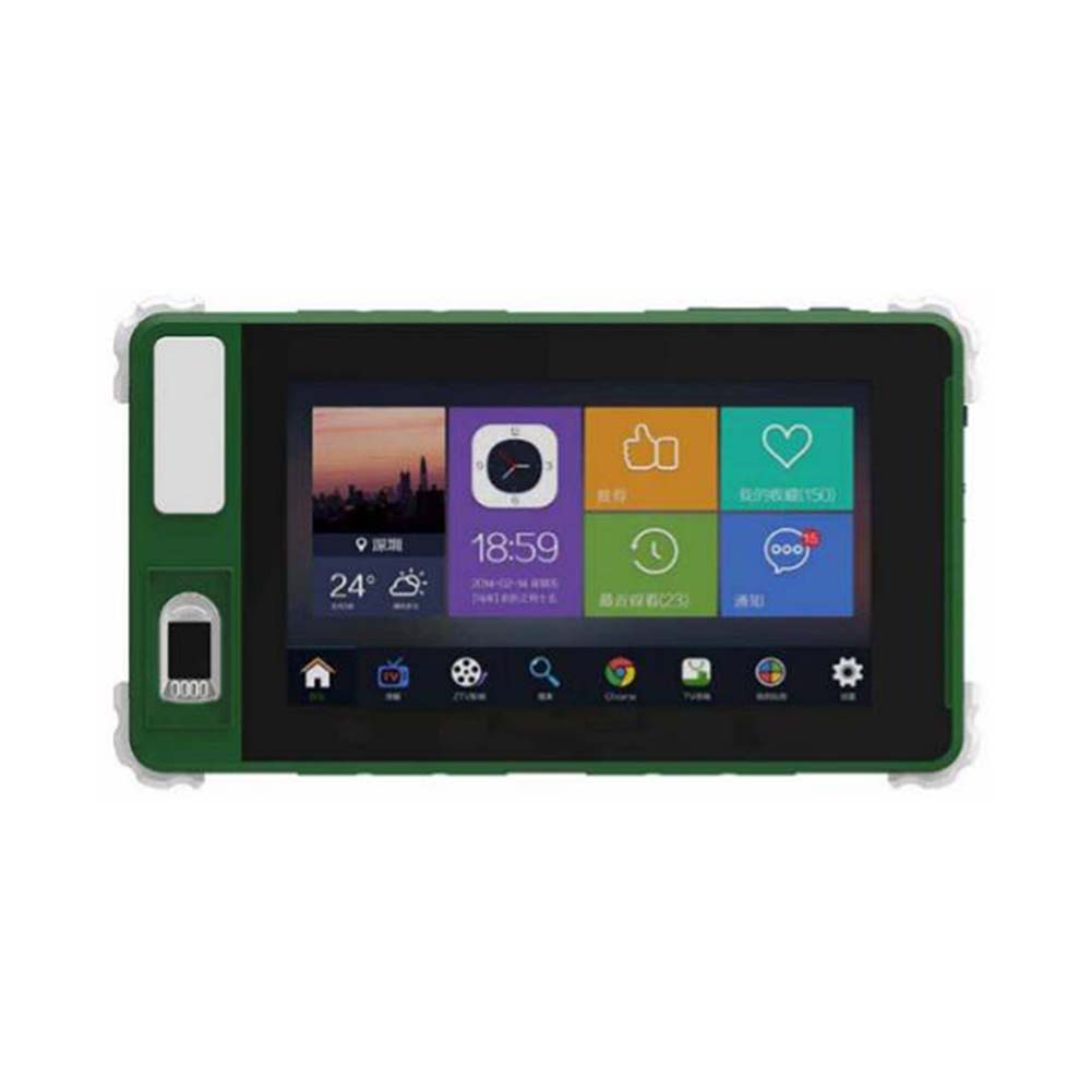 Przenośny 7-calowy tablet z biometrycznym czytnikiem linii papilarnych NFC
