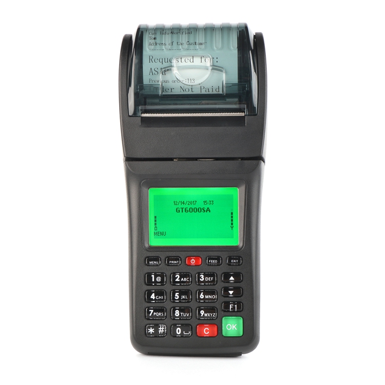 Mobilny punkt sprzedaży z czytnikami kart do przydziału prepaid dostawcy
