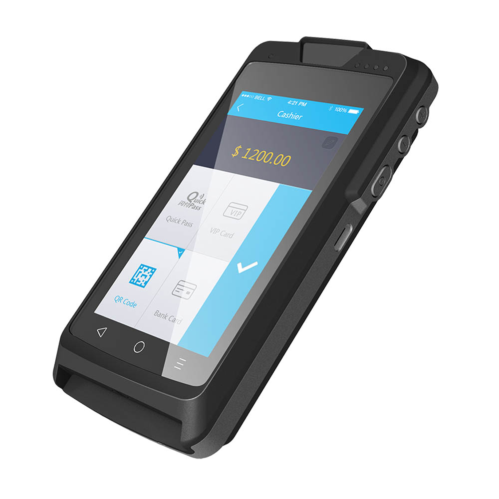Najbardziej przenośny finansowy 4G Paypass Paywave PCI PTS Android EFT Smart POS
