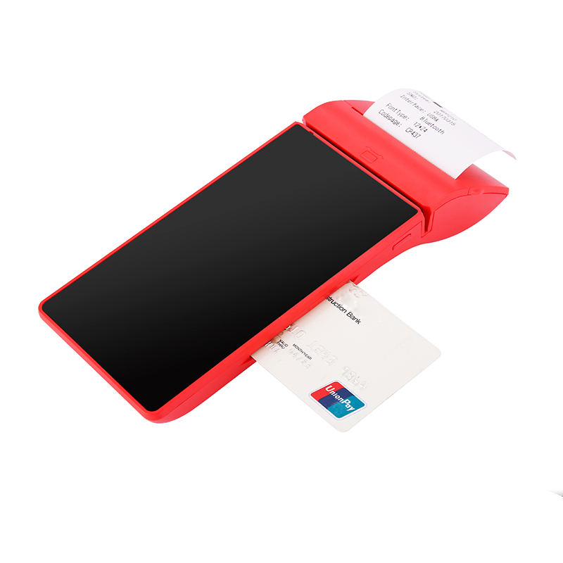 Ręczne urządzenie 4G NFC All in One Android MPOS z drukarką dla banków
