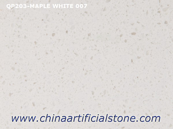 Klonowe białe kamienne płyty kwarcowe na blaty
