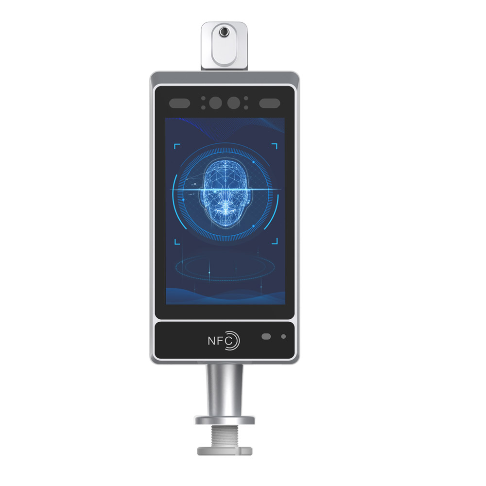Testowanie termografii na podczerwień na lotnisku i bramie celnej Android Rozpoznawanie twarzy Terminal do pomiaru temperatury
