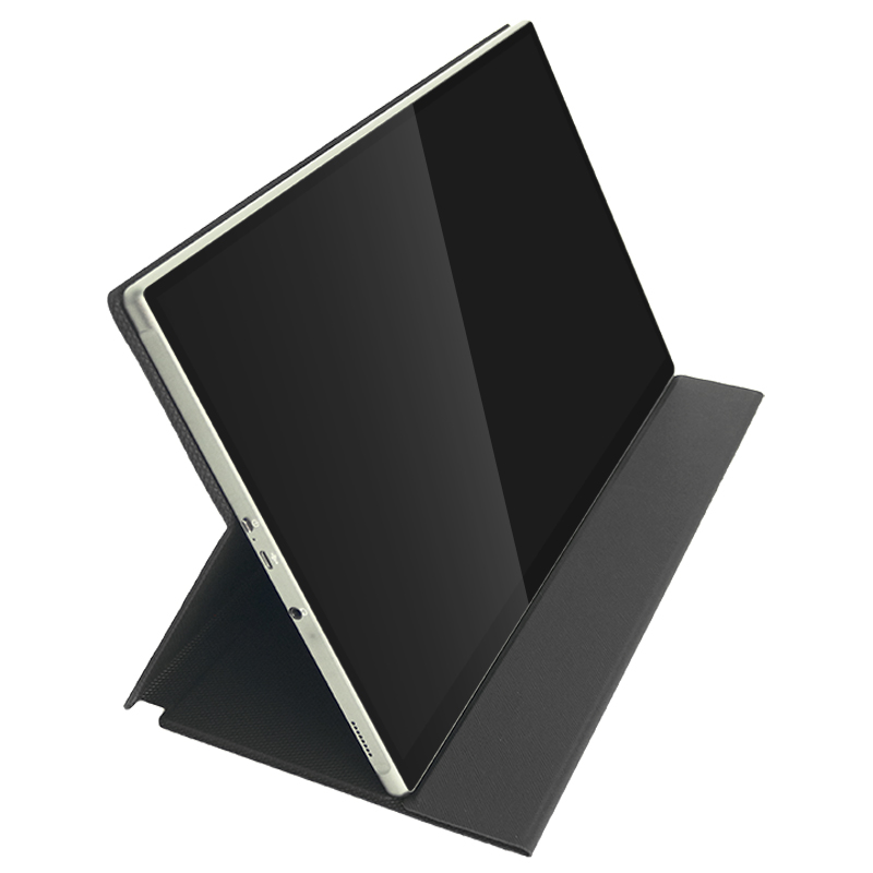 Magnetyczny skórzany pokrowiec Luxury Slim Flip Cover Stand Model 2 w 1 do przenośnego monitora
