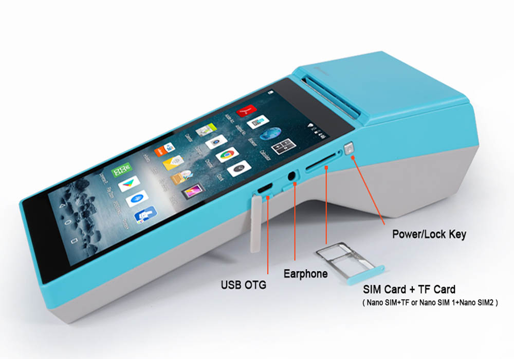 4G Handheld Android sklep detaliczny poz