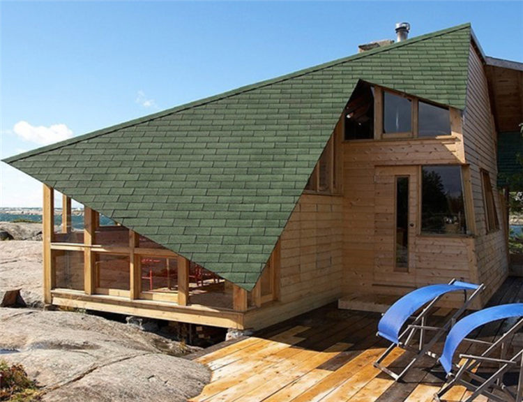Jednowarstwowe 3-kartowe gonty asfaltowe typu gonty dachowe Instalacja wiązek asfaltu
