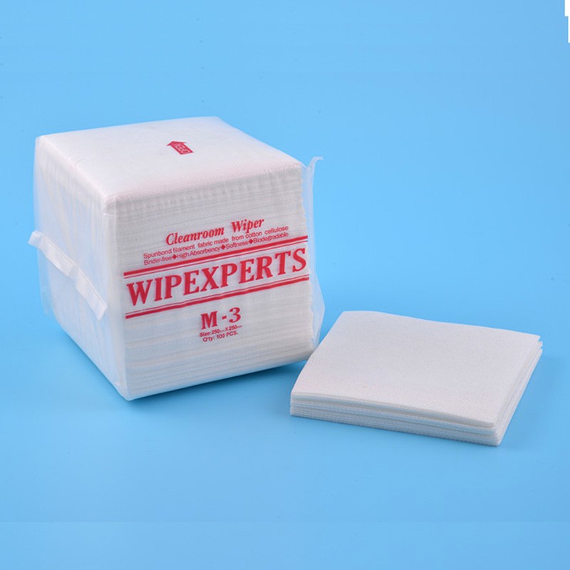 Chusteczki włókninowe M-3 Cleanroom Wiper do zastosowań przemysłowych

