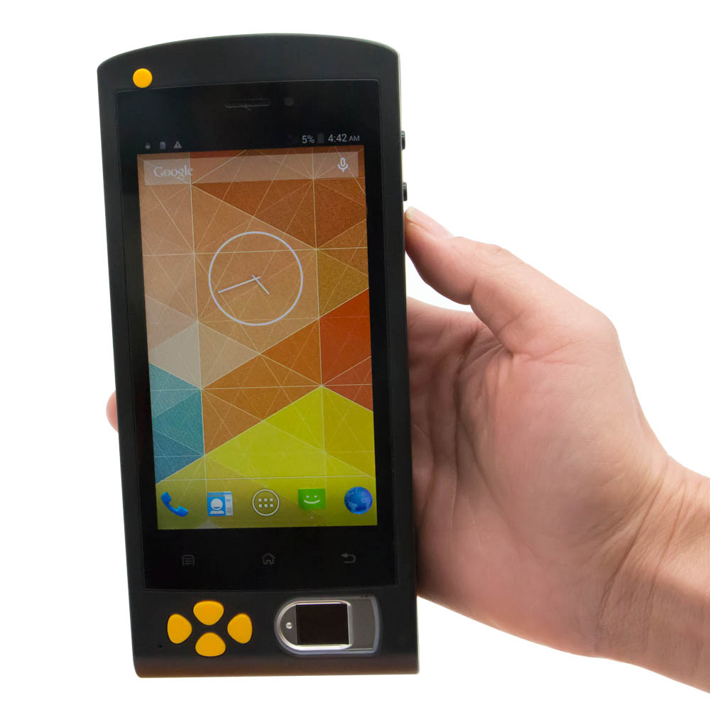 Ręczne urządzenie do biometrycznej identyfikacji odcisków palców 4G Android NFC
