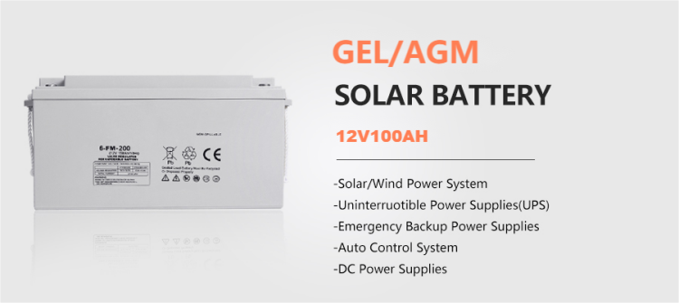 Dostawca akumulatorów do przechowywania energii słonecznej AGM