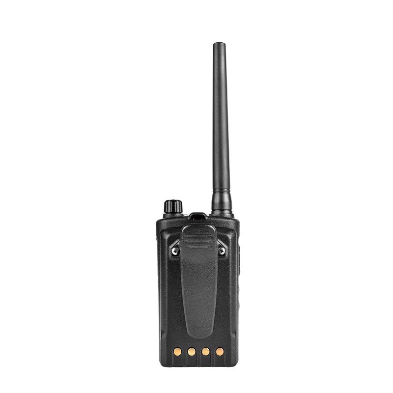Przenośne ręczne walkie talkie 5 W UHF z podwójnym wyświetlaczem

