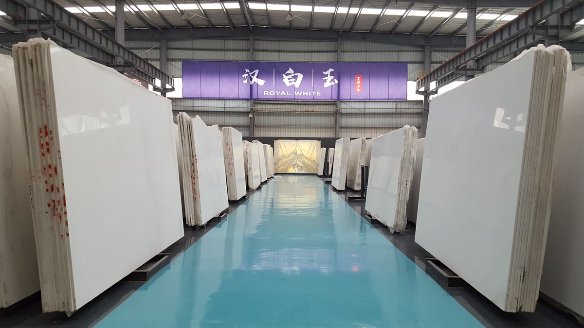 Chiny Czysty biały marmur cięty w Shuitou Xiamen
