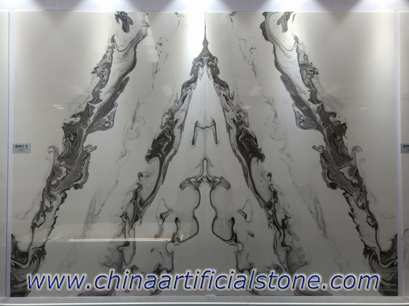 Bookmatched Faux White Onyx Panele