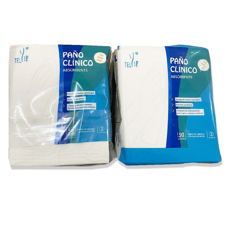 Ręcznik jednorazowego użytku szpitalnego Biały niesterylny chłonny ogólnego przeznaczenia
